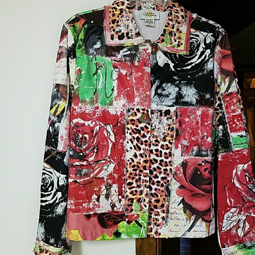 Sandy Starkman Jean style artistic jacket